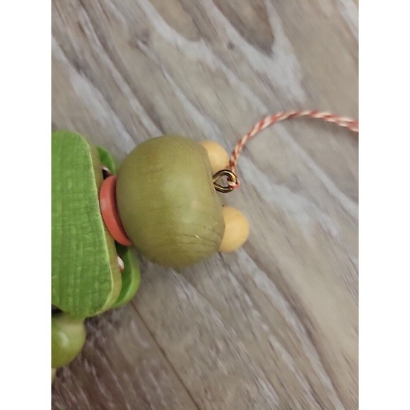 VINTAGE Frog Toad Puppet Toy Wooden Austrian M. Gschnitzer 7" Europe Works - Picture 5 of 12